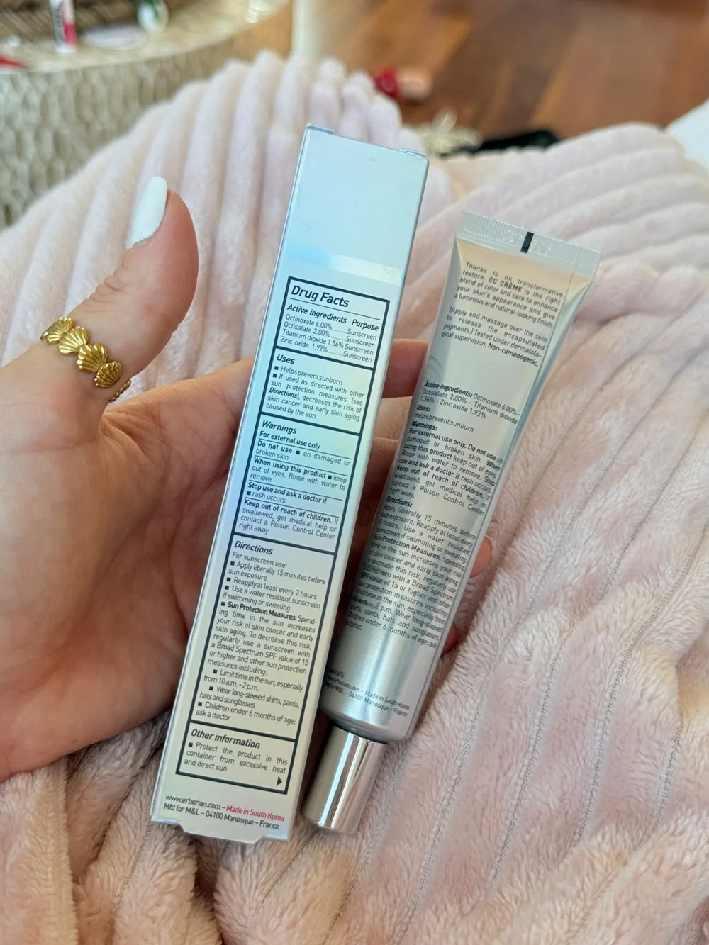 NWT ERBORIAN CC Cream 1.5oz Medium with SPF 25 Centella Asiatica
